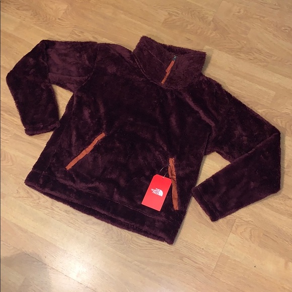 The North Face Sweaters - NWT The North Face Furry Fleece Pullover, Red, M